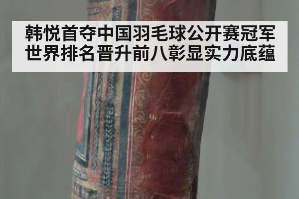 韩悦首夺中国羽毛球公开赛冠军 世界排名晋升前八彰显实力底蕴